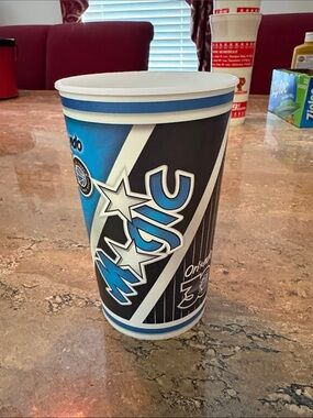 Magic Branded Blue and Black Paper Drink Cup